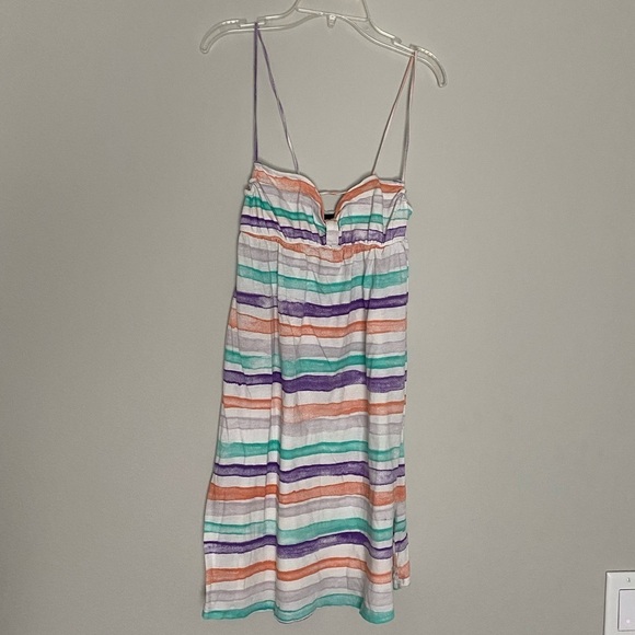 Volcom striped strappy Sun dress multicolor medium - Picture 2 of 4